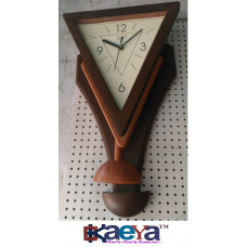 Okaeya Wooden Triangular Design wall clock